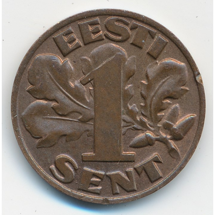 Estonia 1 Sent 1929 UNC