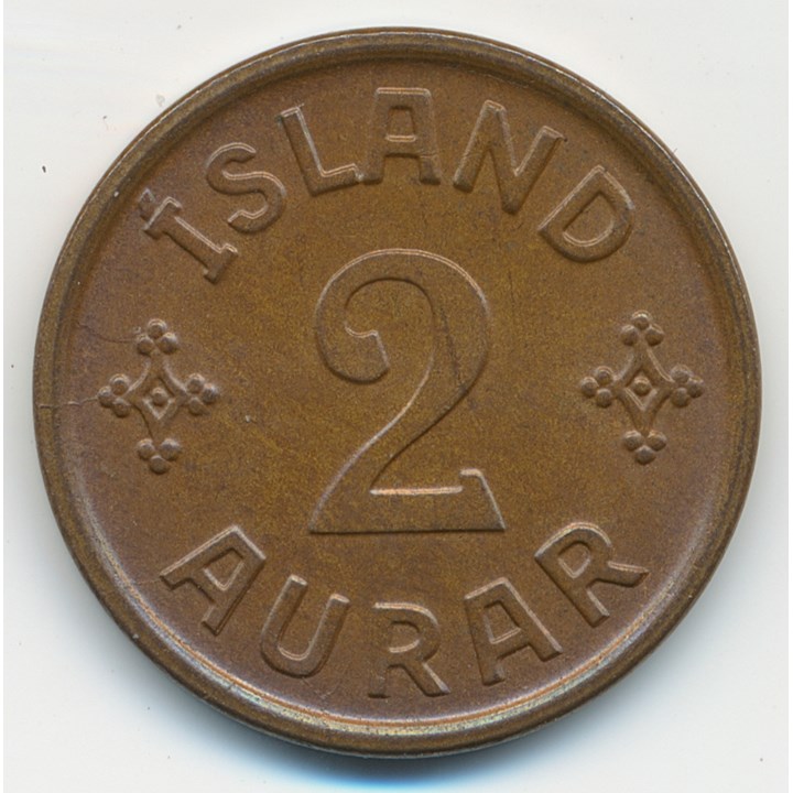 Island 2 Øre 1926 UNC