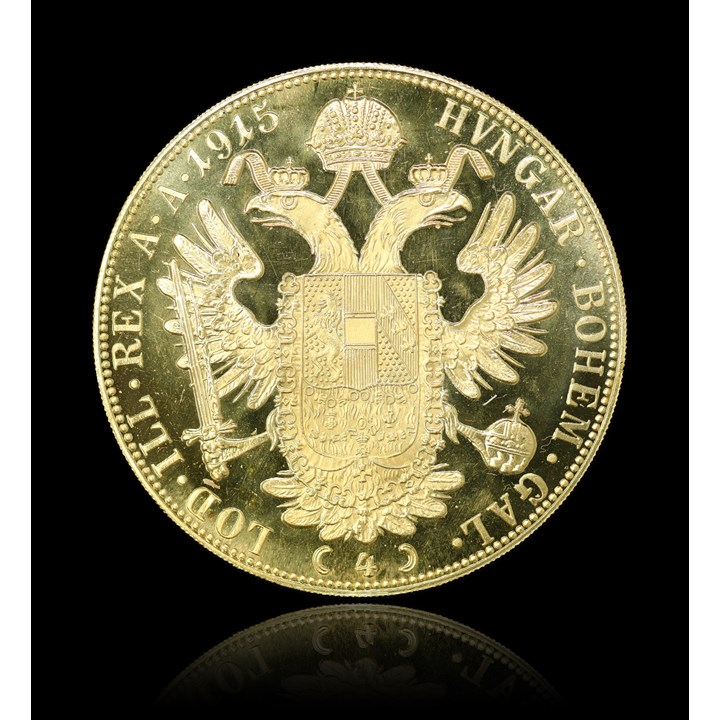 Østerrike 4 Dukat 1915 Restrike