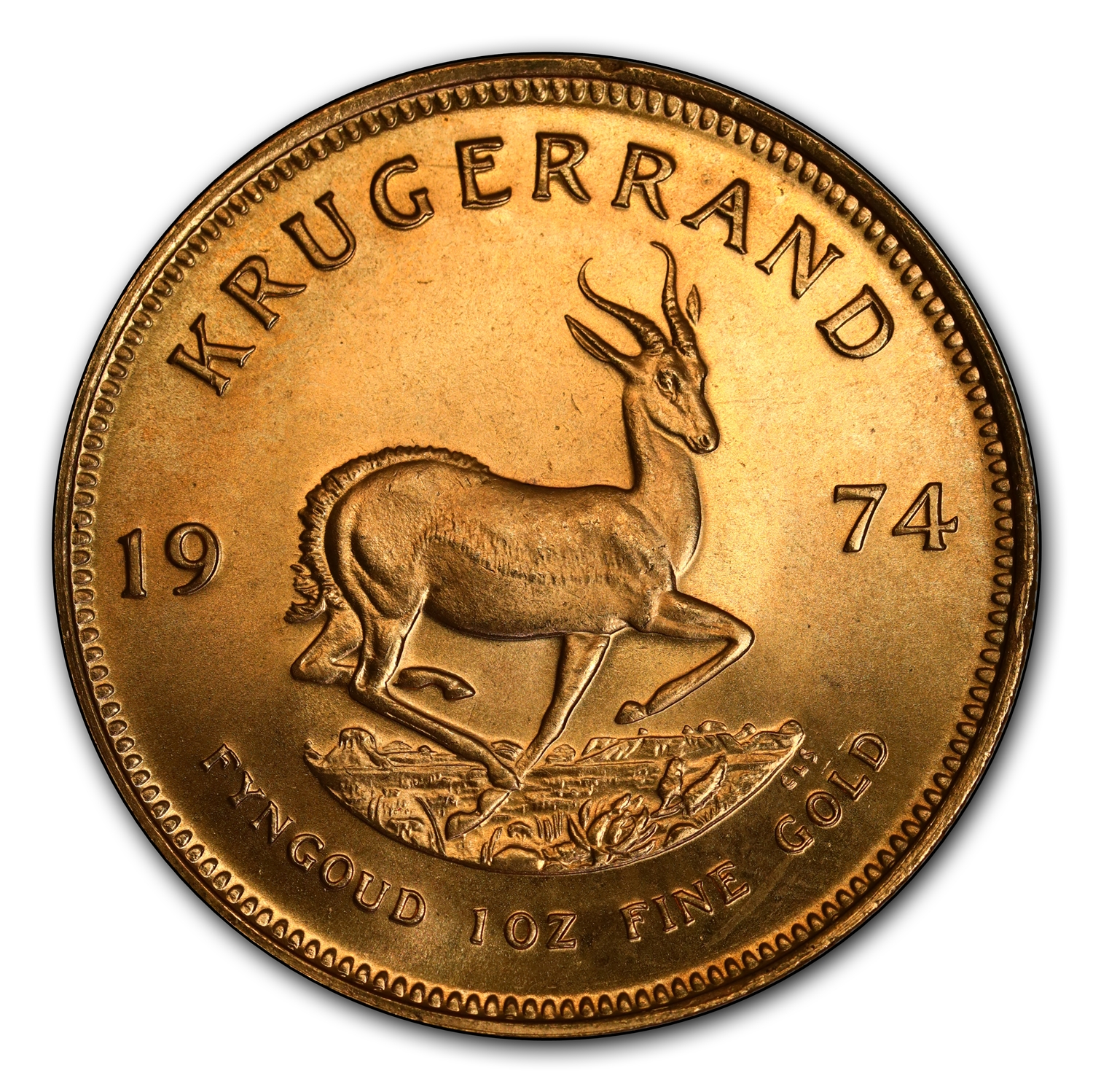 Sør-Afrika 1 Krugerrand  1 Oz Gull UNC Tilfeldig år