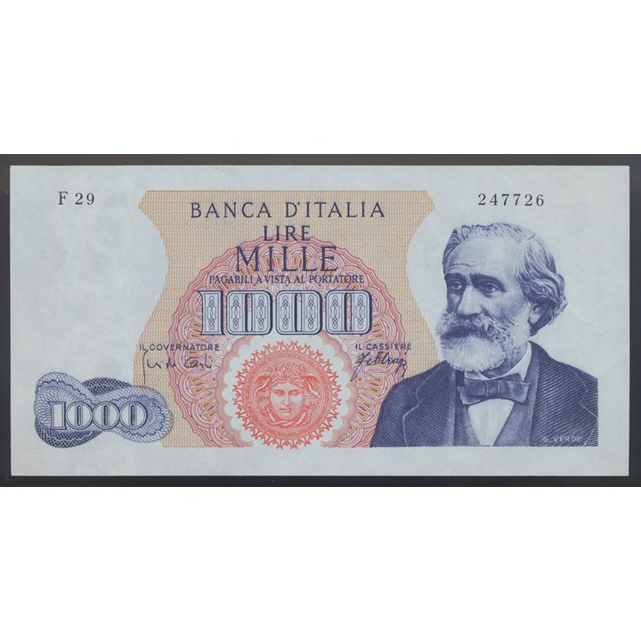 Italy 1000 Lire 1965 UNC