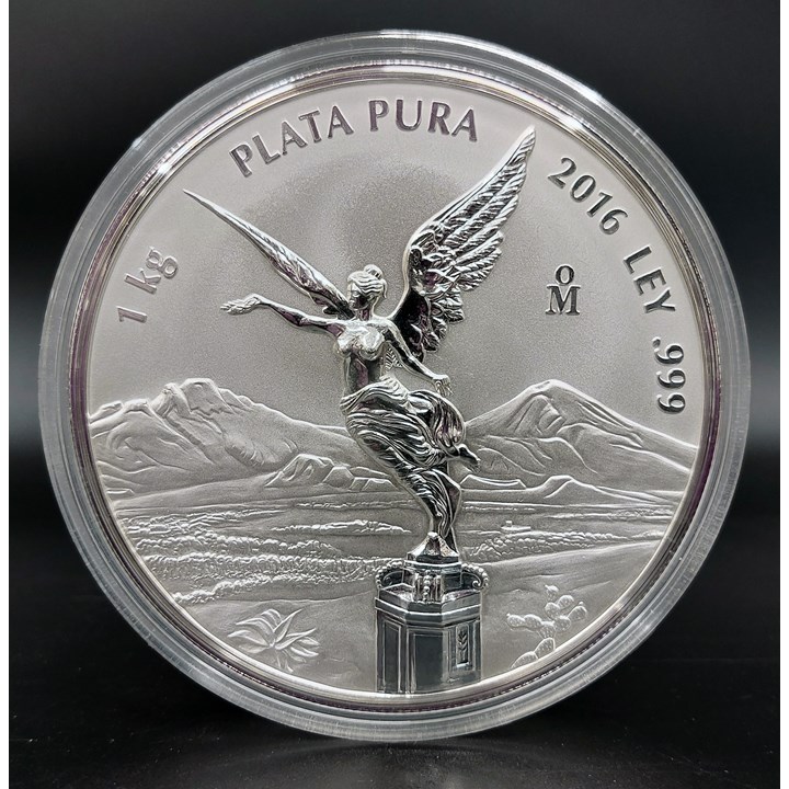  Libertad 2016 1 Kilo 999 Silver Coin Proof (Box + CoA)