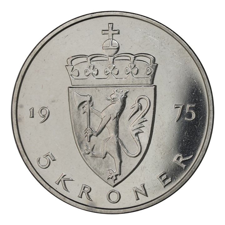 5 Kroner 1975 Kv 0