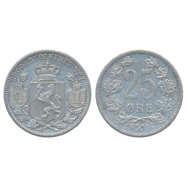 25 Øre 1902 Kv 1+