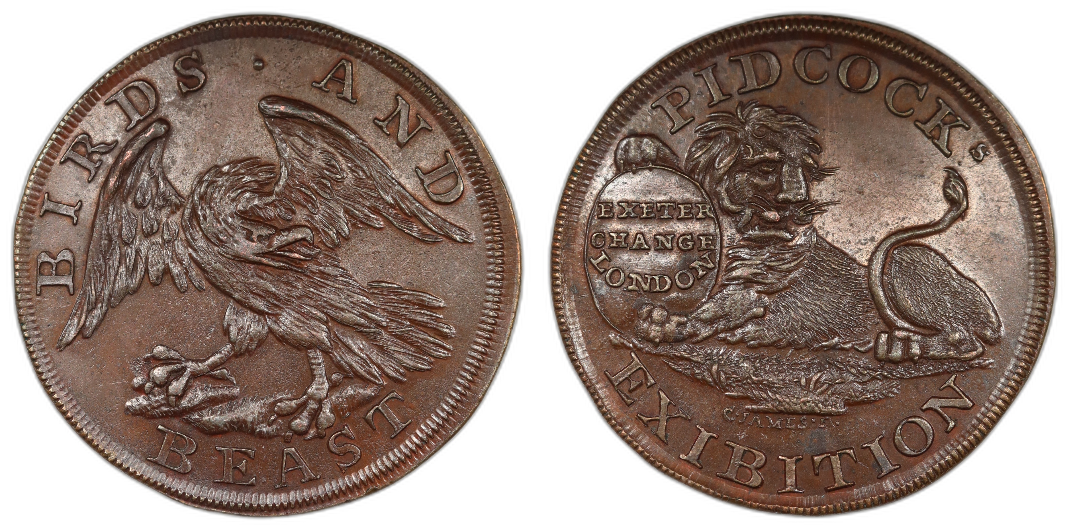 GB - Middlesex Half Penny Token 1795 Kv UNC