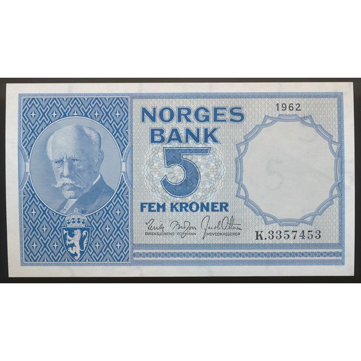 5 Kroner 1962 K Kv 0/01