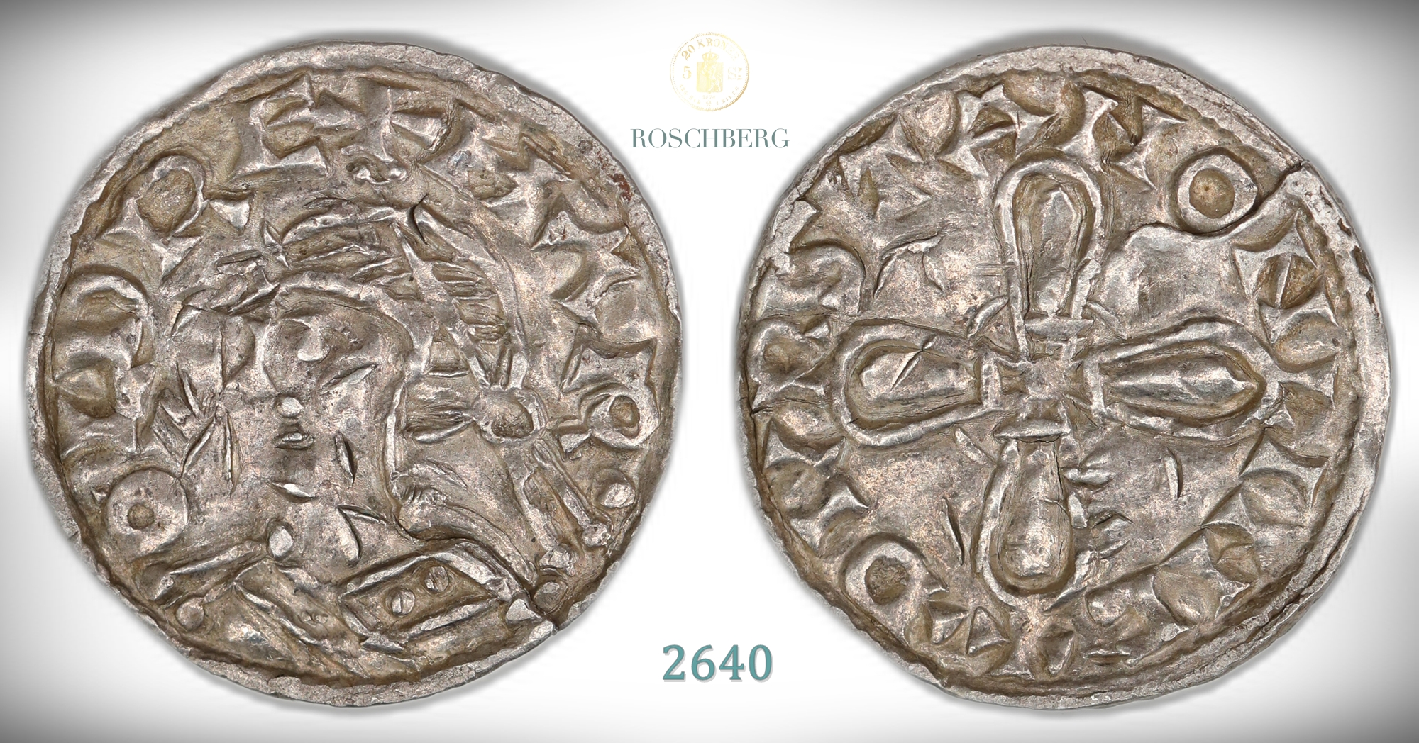 England Penny Harold Harefoot (1036-38)  Kv: XF, peckmarks and die crack