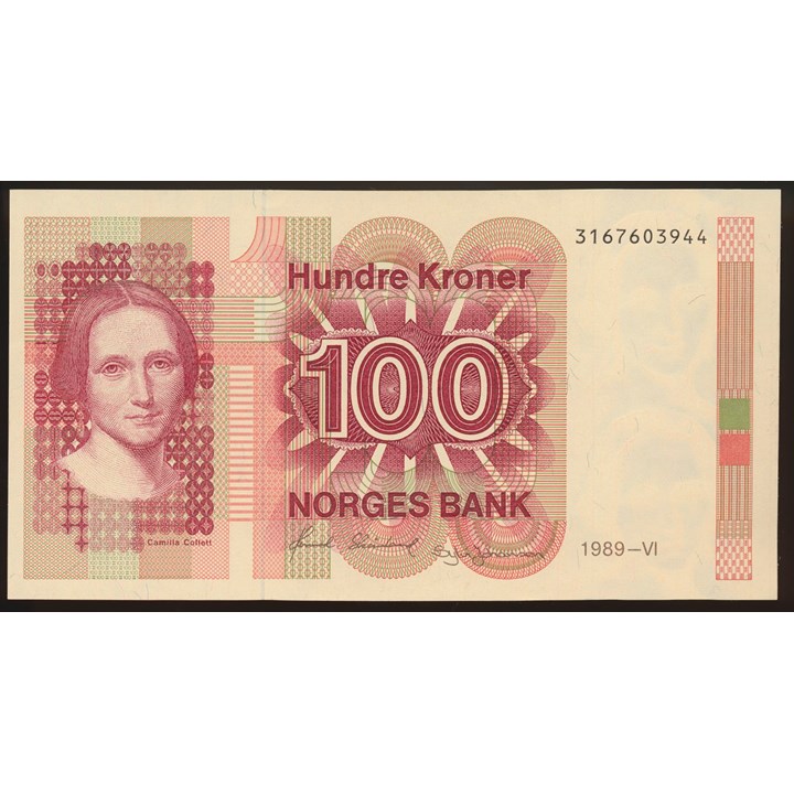 100 Kroner 1989 Kv 0
