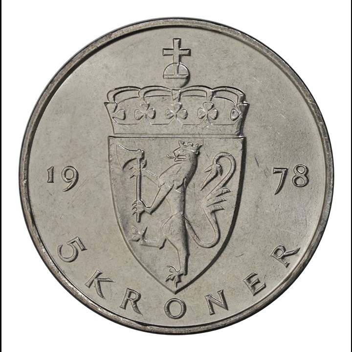 5 Kroner 1978 Kv 0