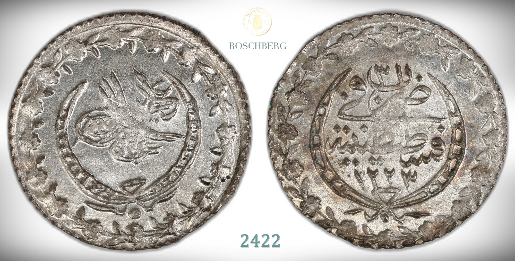 Turkey (Ottoman) 20 Para 1223/31  Kv: UNC