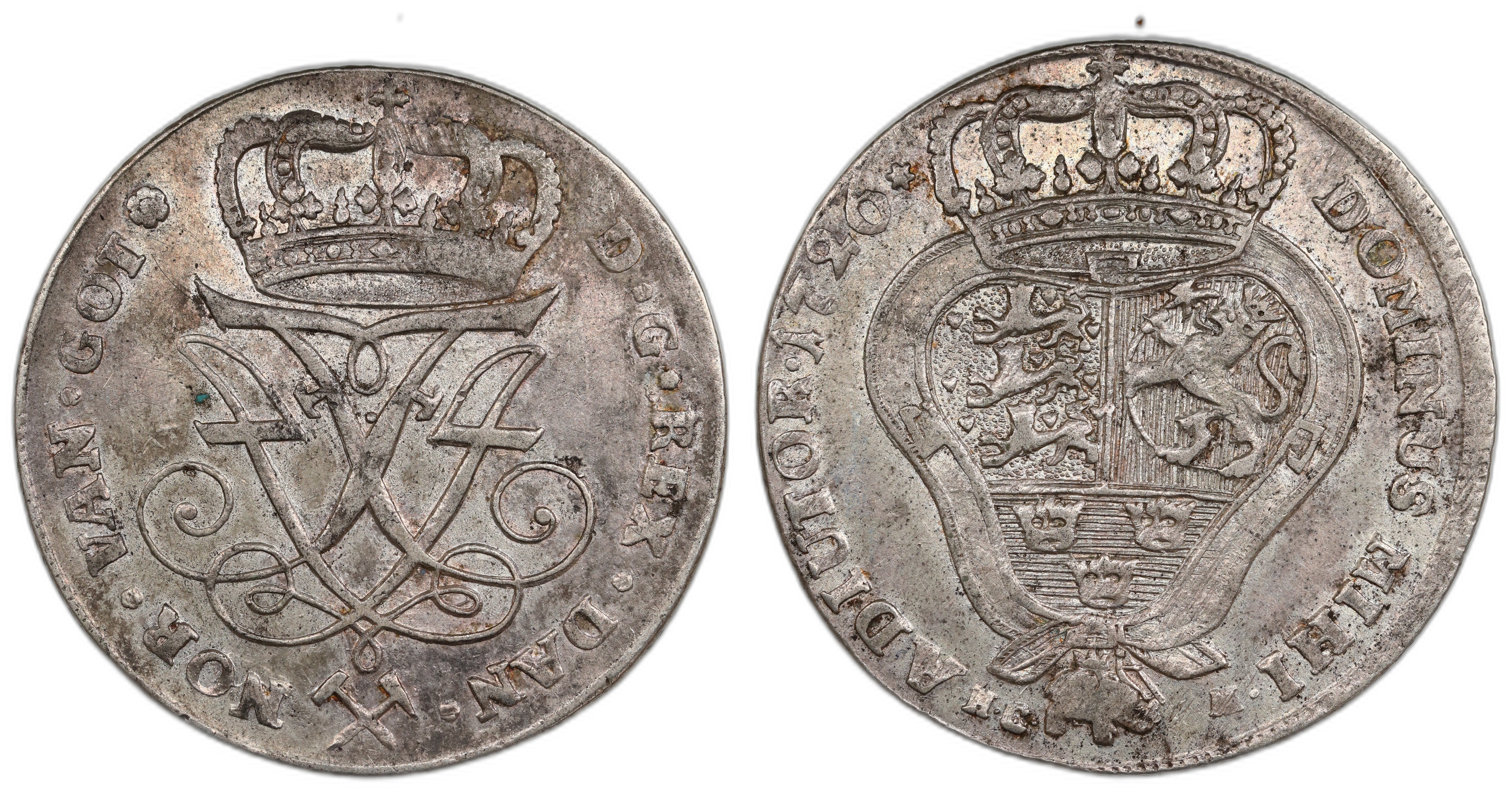 Norge 4 Mark 1726-HCM Kv: 1+ (XF)