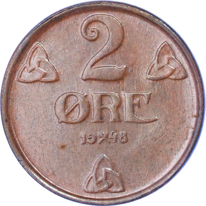2 ØRE 1948 KV 0