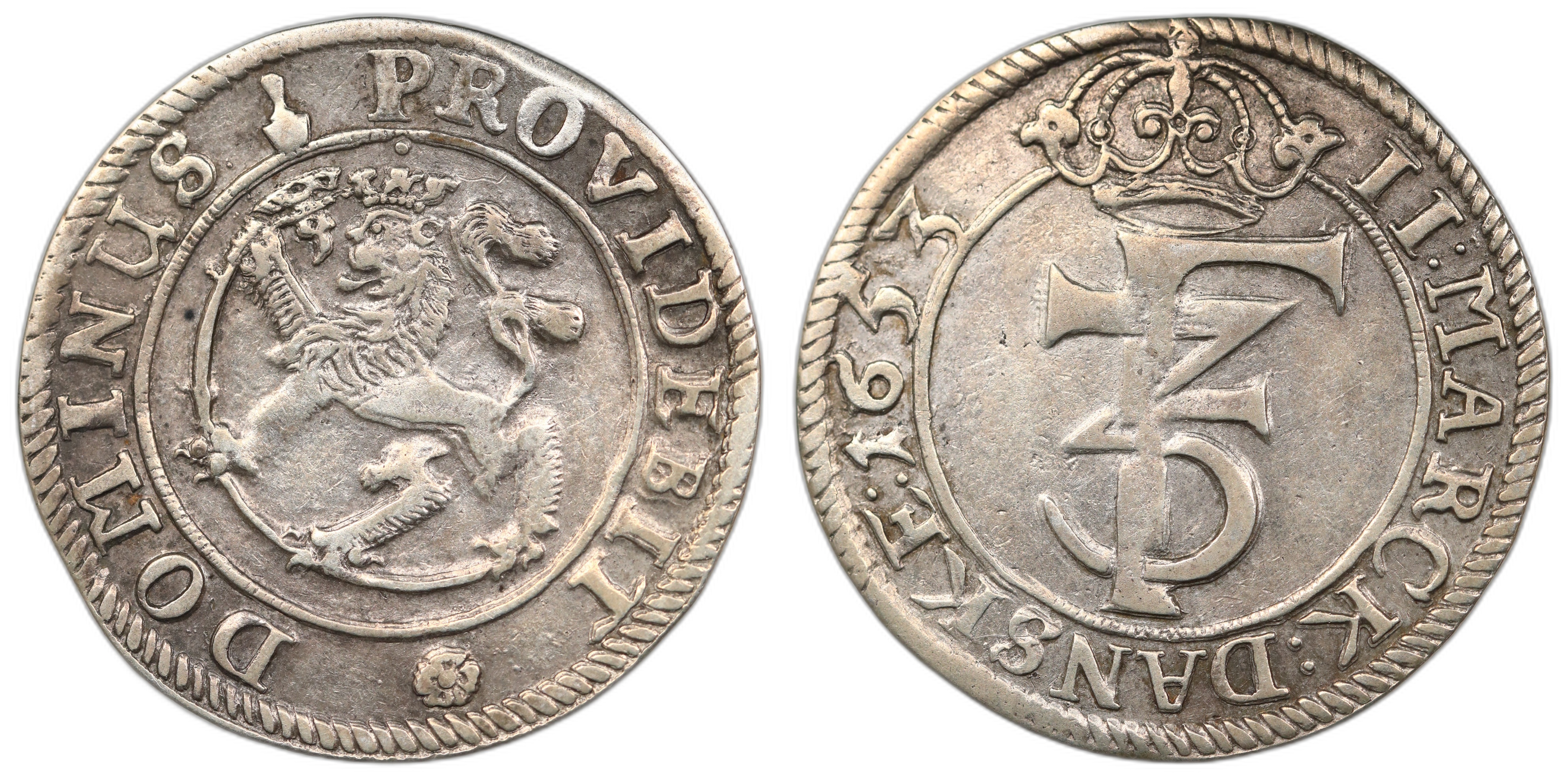 Norge 2 Mark 1653 Kv: 1+