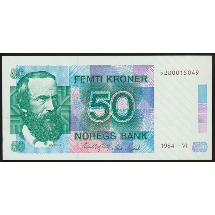 50 Kroner 1984 Kv 0
