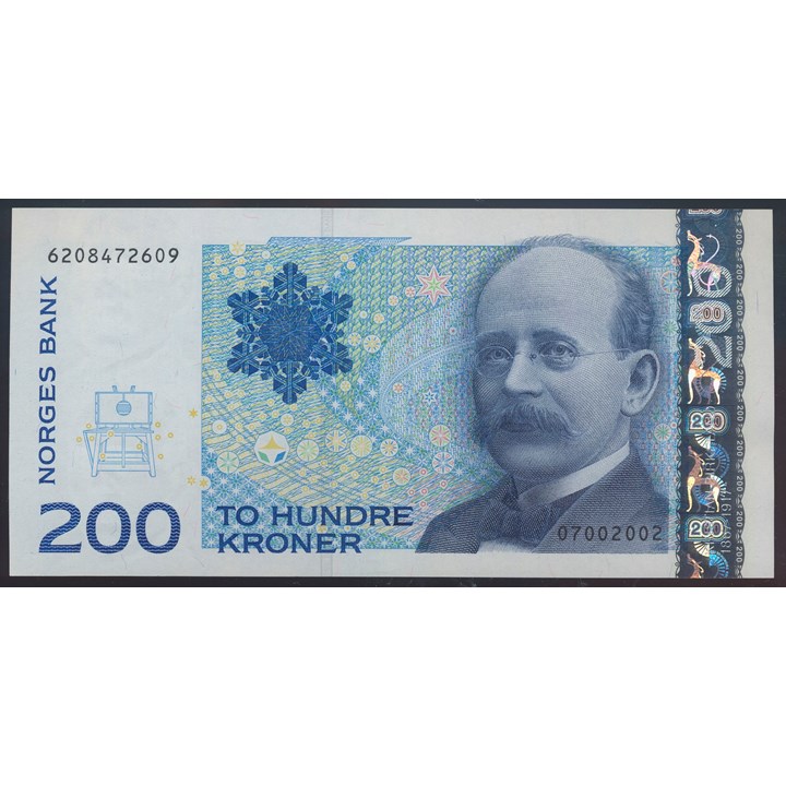 200 Kroner 2002 Kv 0 (UNC)