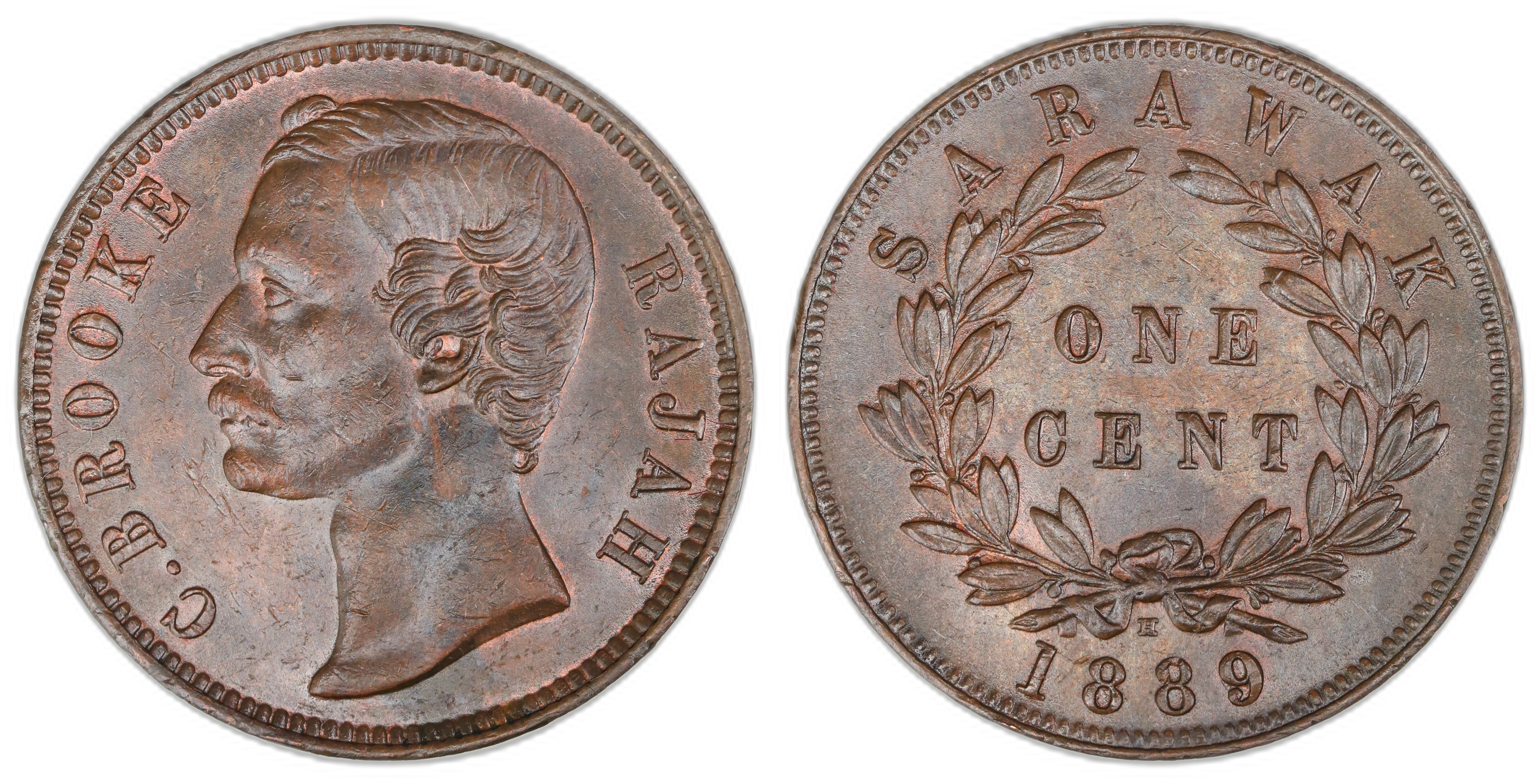 Sarawak Cent 1889-H  Kv: UNC