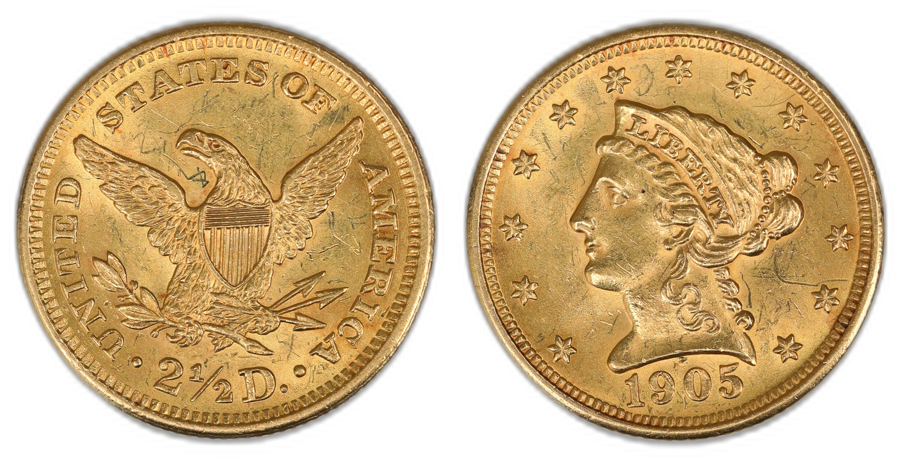 USA 2.5 Dollar 1905  Kv: UNC