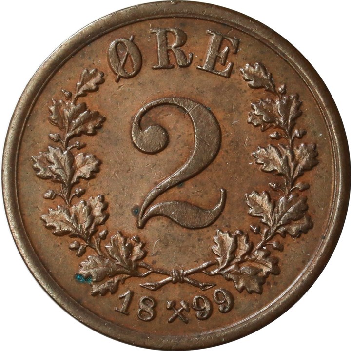 2 Øre 1899 Kv 01