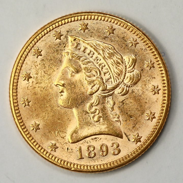 USA 10 Dollar 1893 Kv 01