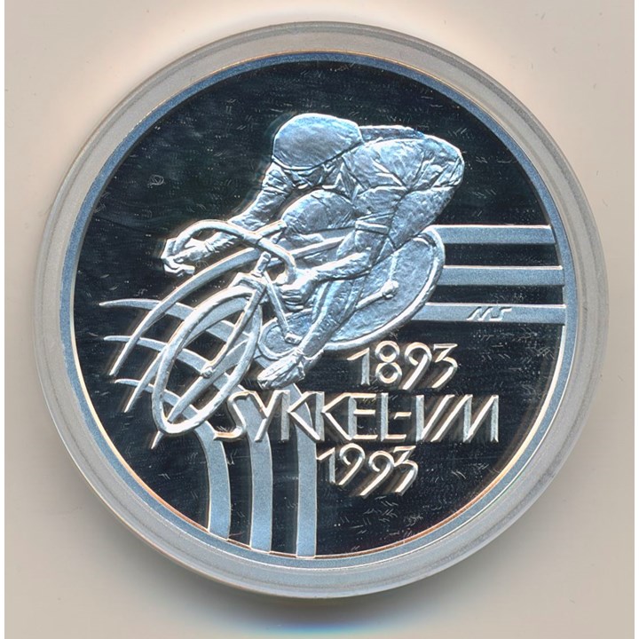 100 Kroner 1993 Banesykling Kv Proof