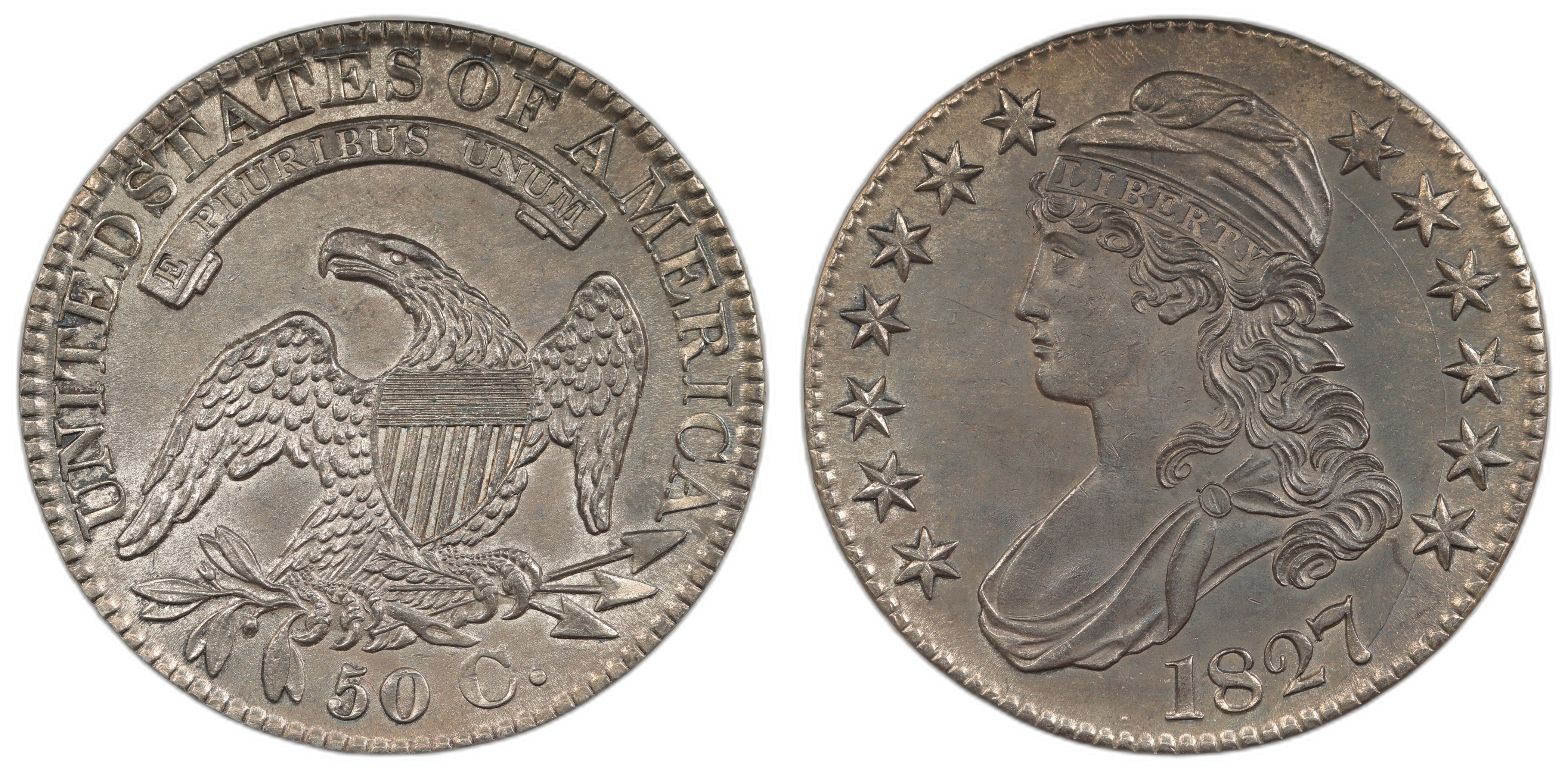 USA Half Dollar 1827 Kv UNC