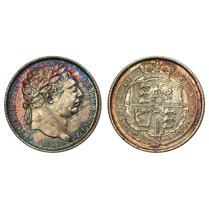 England 6 Pence 1817 Kv 0/01