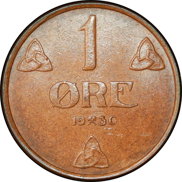 1 Øre 1936 Kv 0