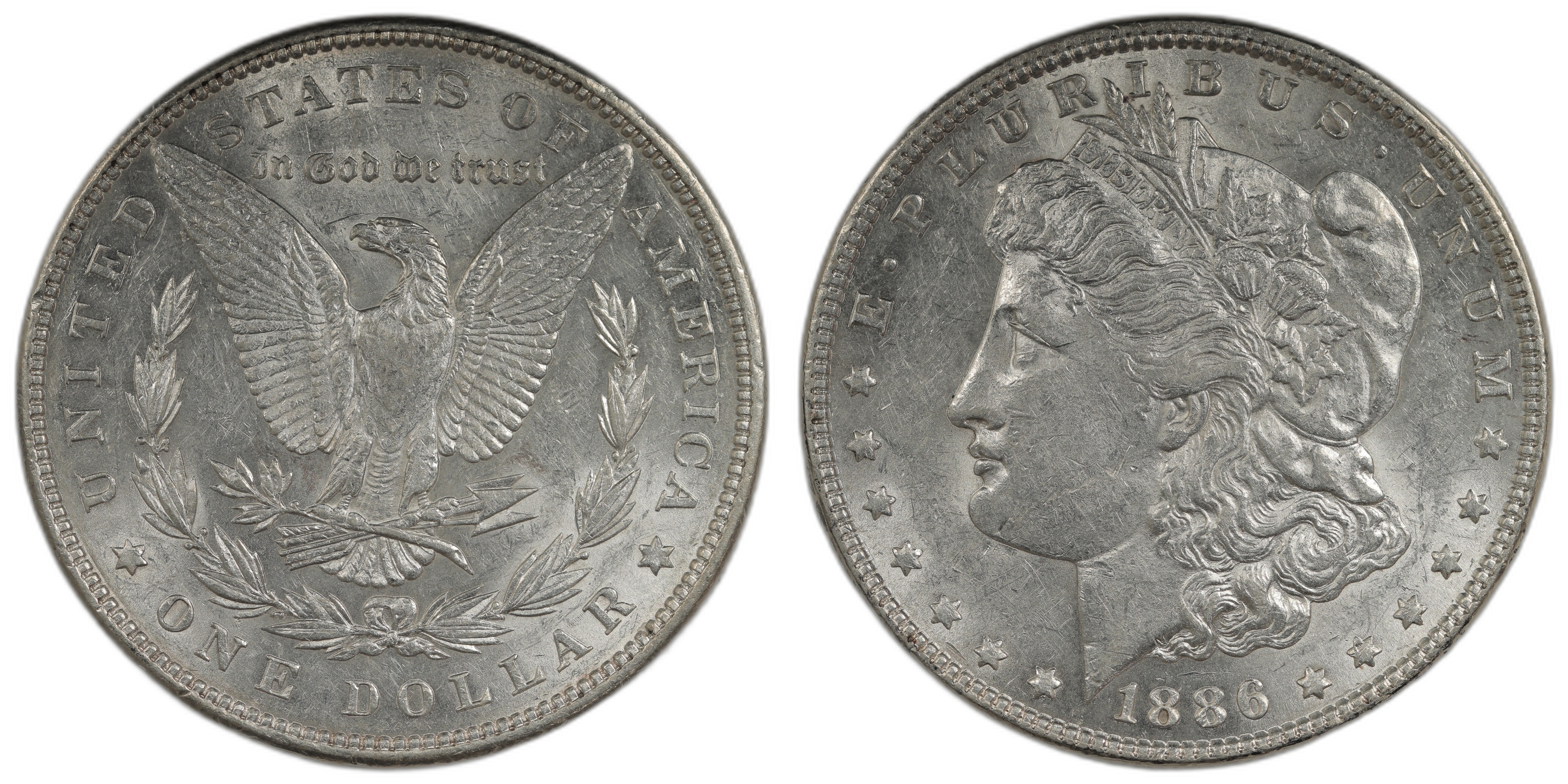 USA Morgan Dollar 1886 Kv AU