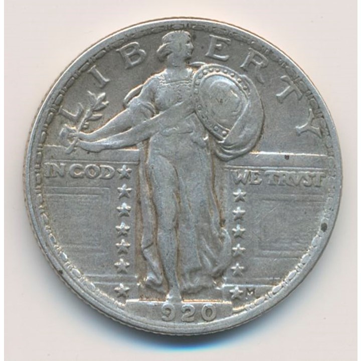 USA Quarter 1920 Kv 1+