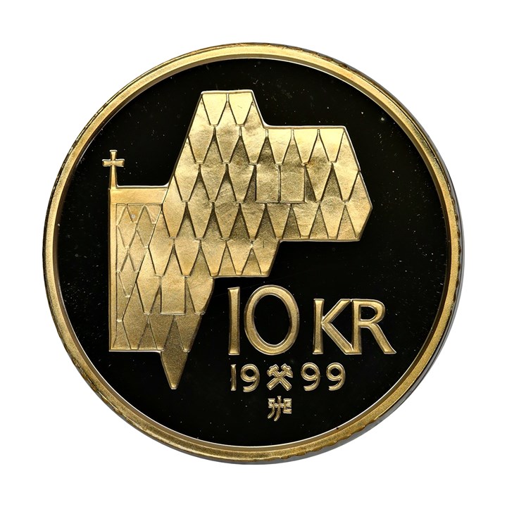 10 Kroner 1999 Kv Proof