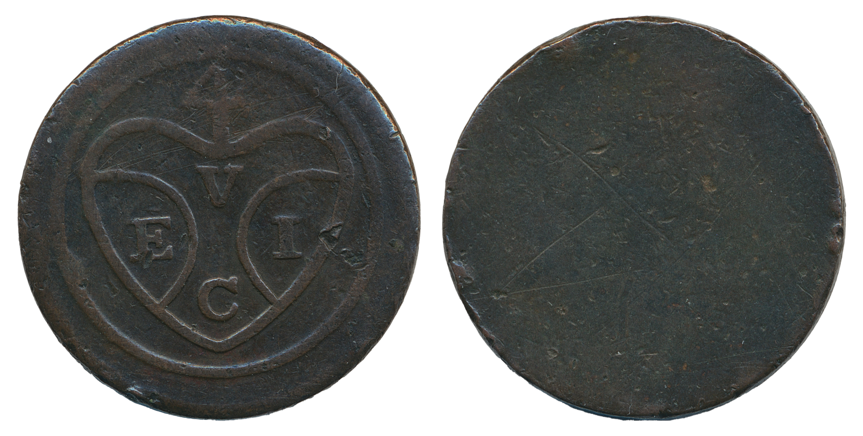 British East Indies - Penang 1 Cent ND (1786-1826) VF
