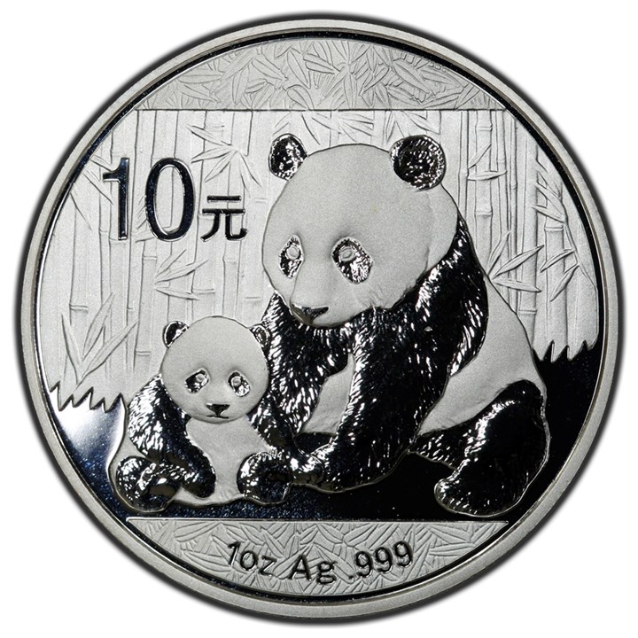 Kina 10 Yuan Panda 2012 BU