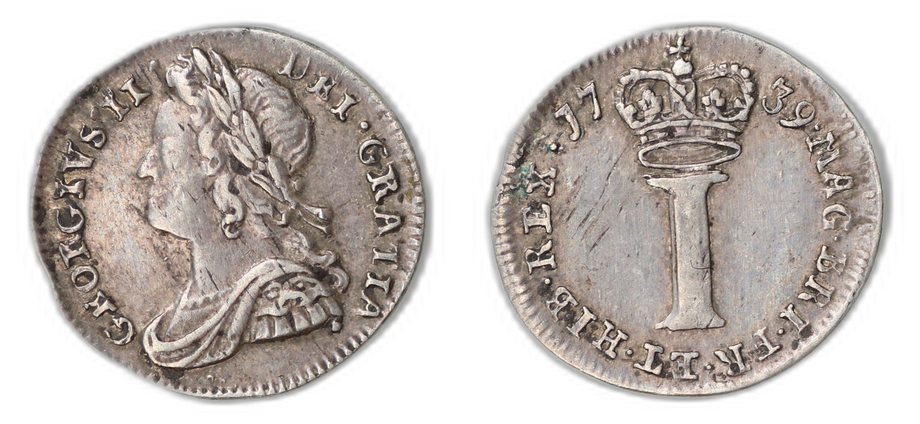 Great Britain Maundy Penny 1739  Kv: XF