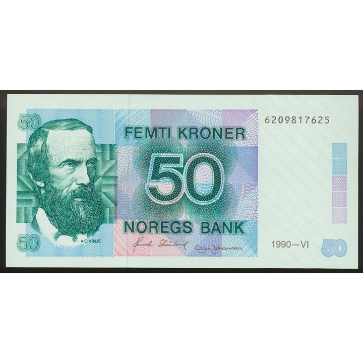 50 Kroner 1990 Kv 0
