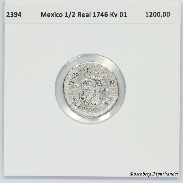 Mexico 1/2 Real 1746 Kv 01