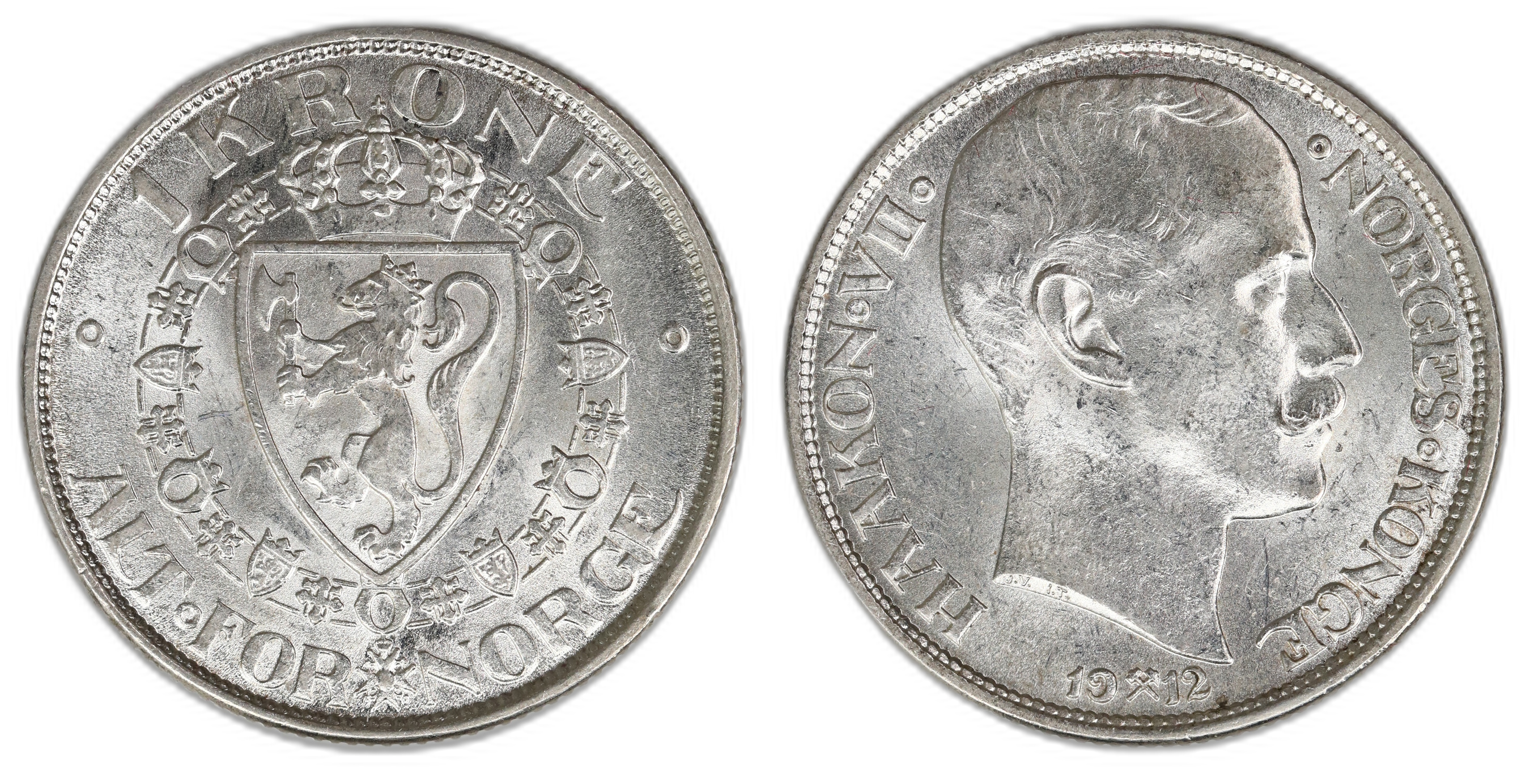 Norge 1 Krone 1912  Kv: 0