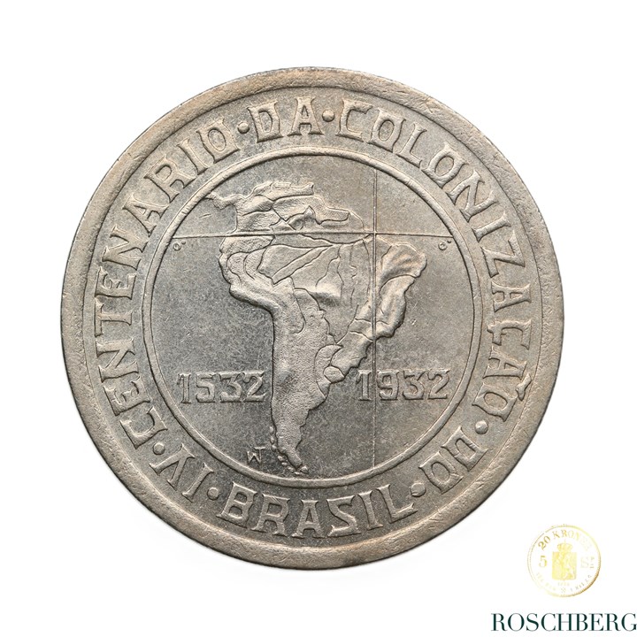 Brazil 400 Reis 1932 Kv UNC