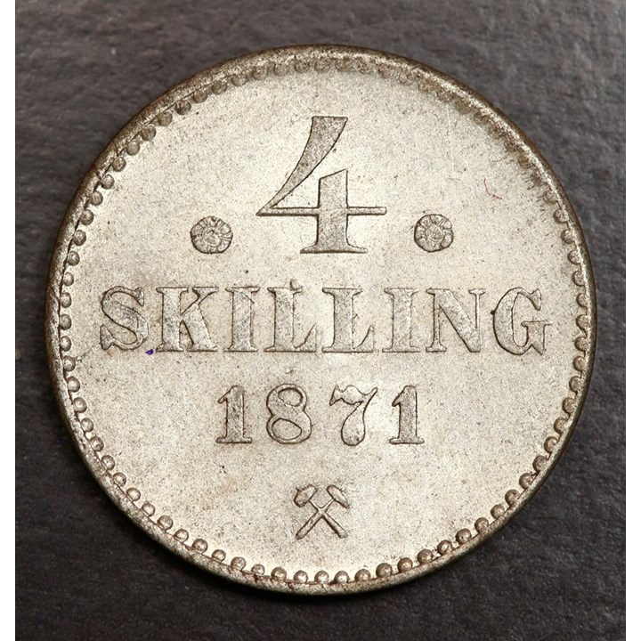 4 Skilling 1871 Kv 01