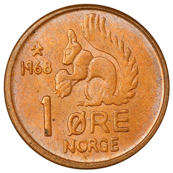 1 Øre 1968 Kv 0