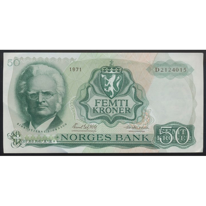 50 Kroner 1971 D Kv 1+/01
