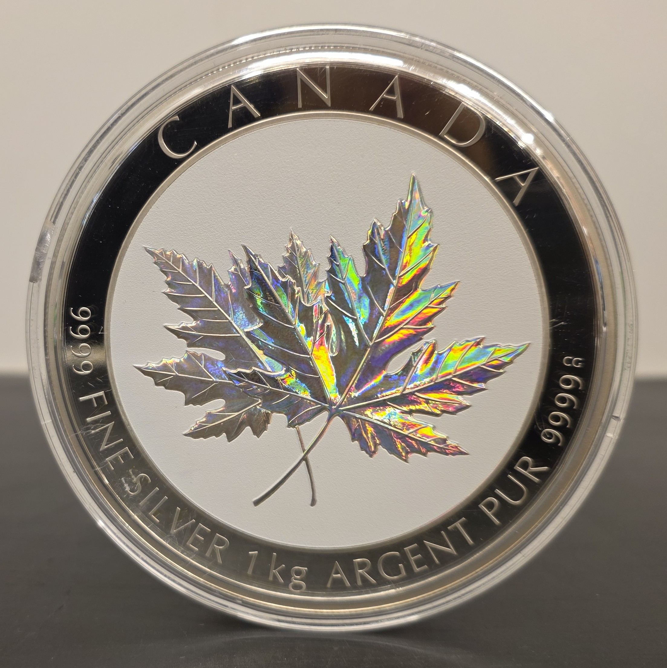 Canada "Maple Leaf Forever" 2015 1 Kilo 9999 Sølv Proof