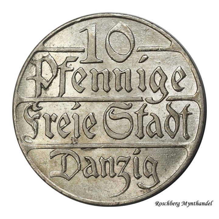 Danzig 10 Pfennig 1923 Kv 01