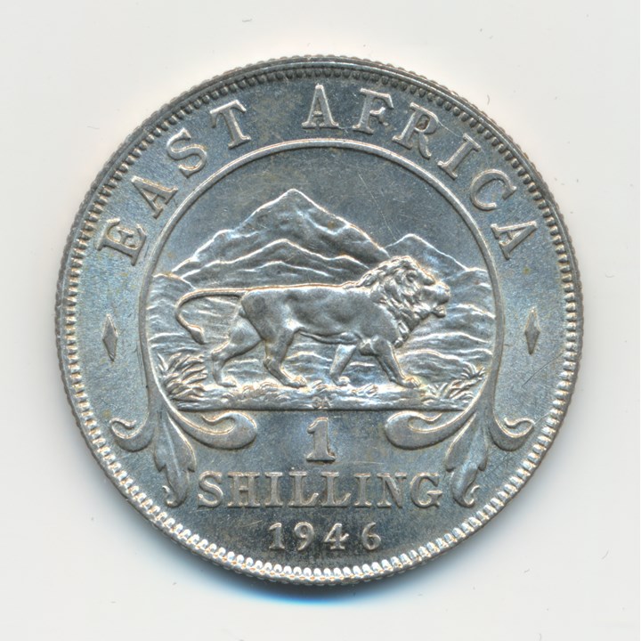 East Africa Shilling 1946 Au