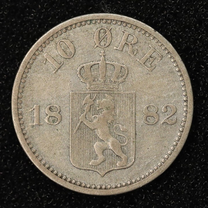 10 Øre 1882 Kv 1