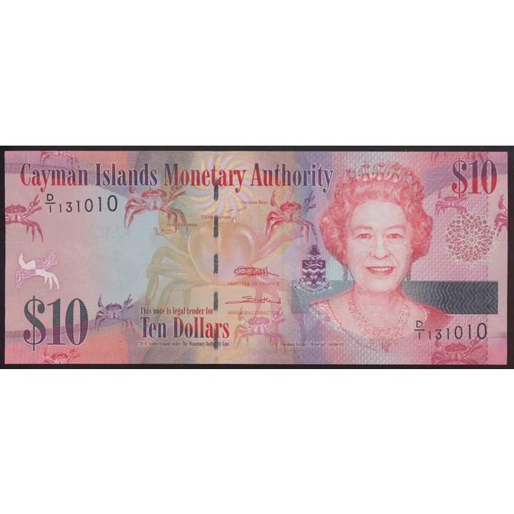 Cayman Islands 10 Dollars 2010 Kv 0