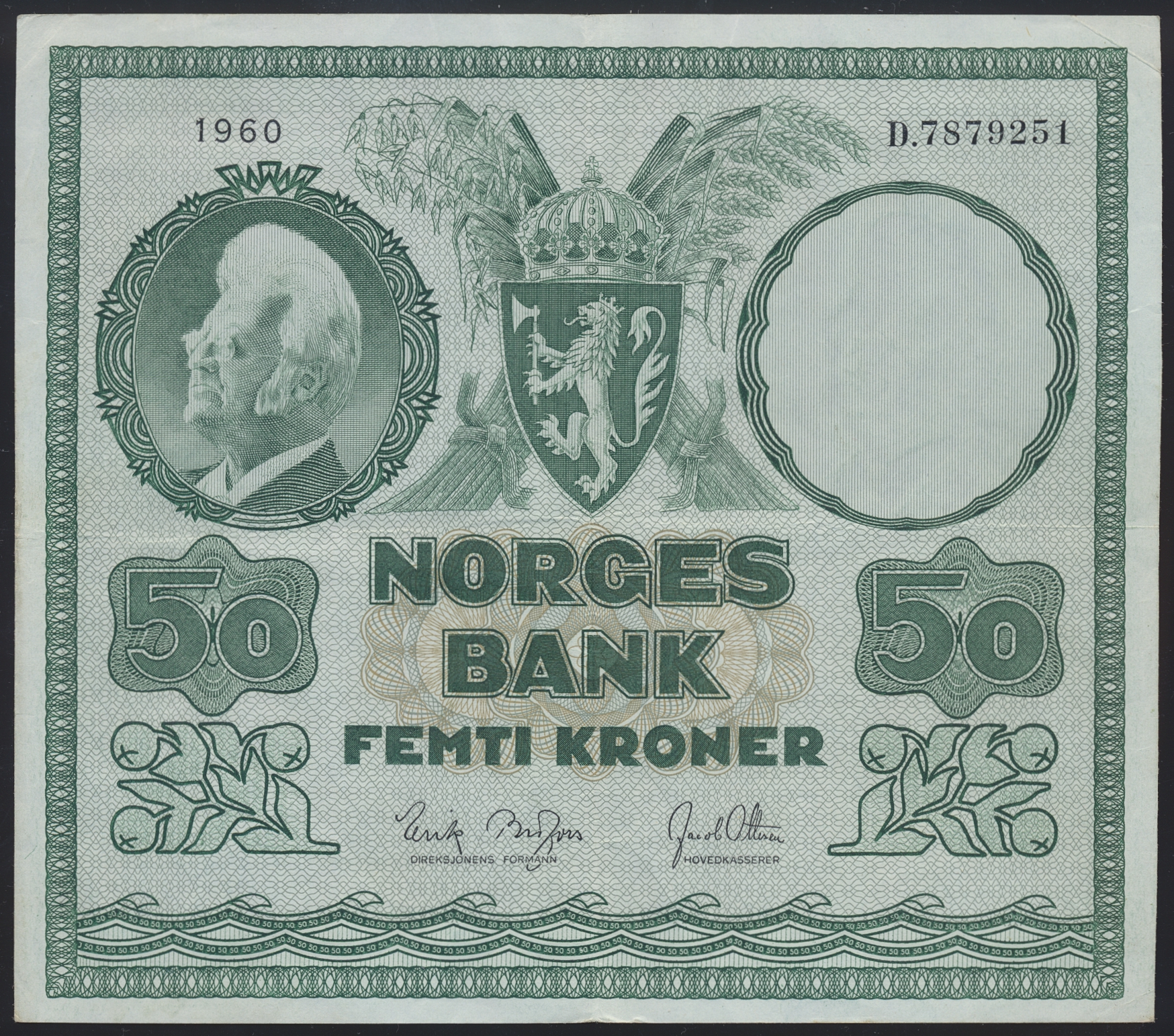 50 Kroner 1960 D Kv 1