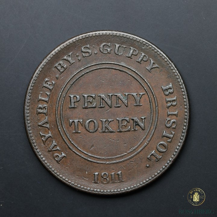 GB - Bristol Penny Token 1811 Kv XF