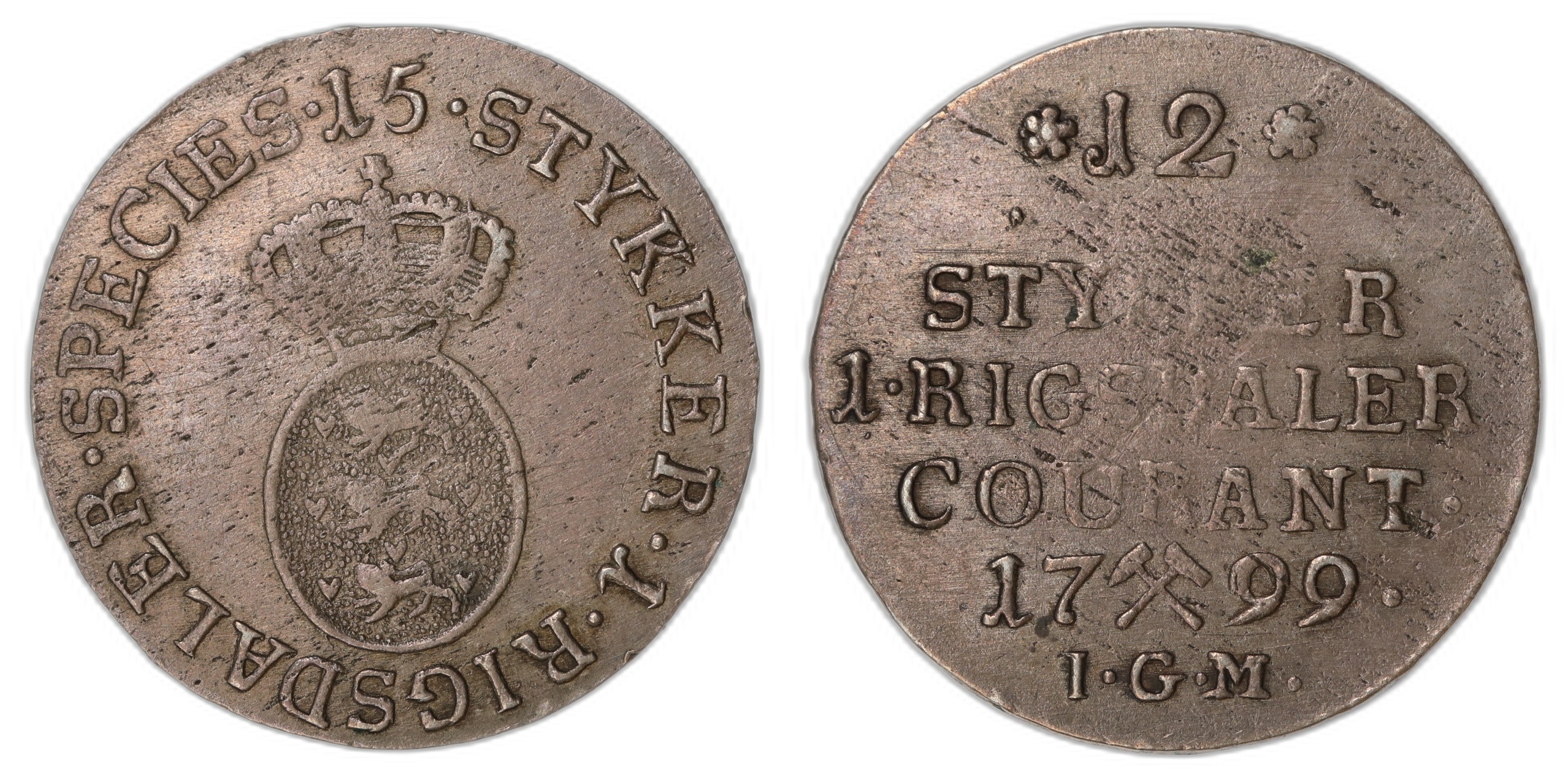 Norge 1/15 Speciedaler 1799 Kv 1/1+