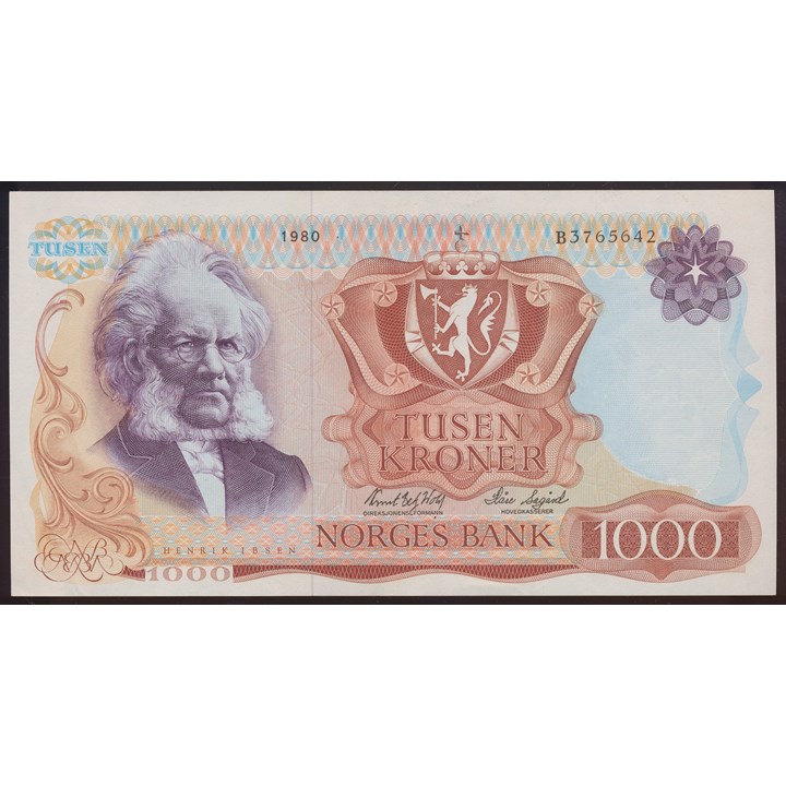 1000 Kroner 1980 B Kv 01