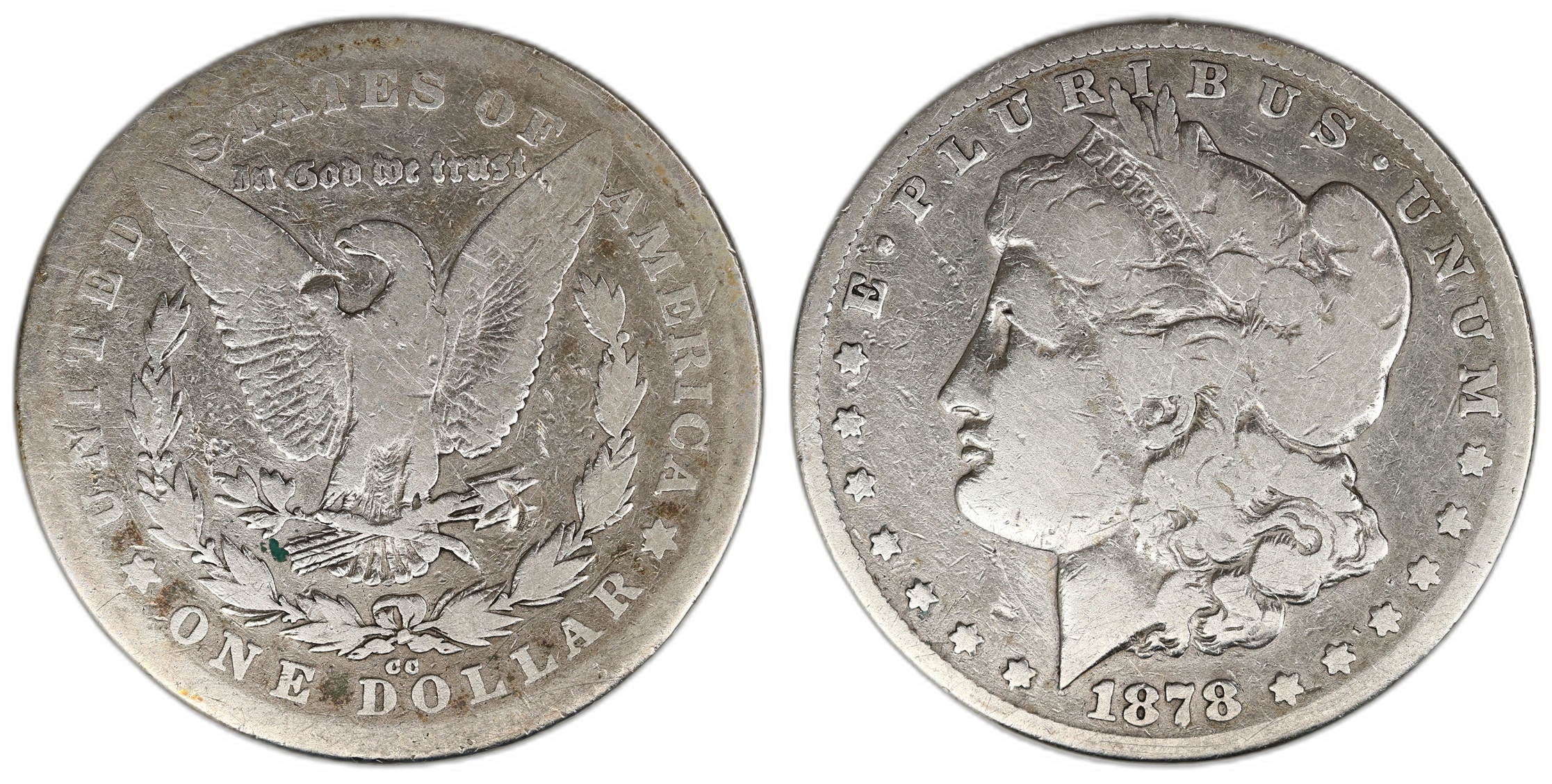 USA Dollar 1878-CC  Kv: VG